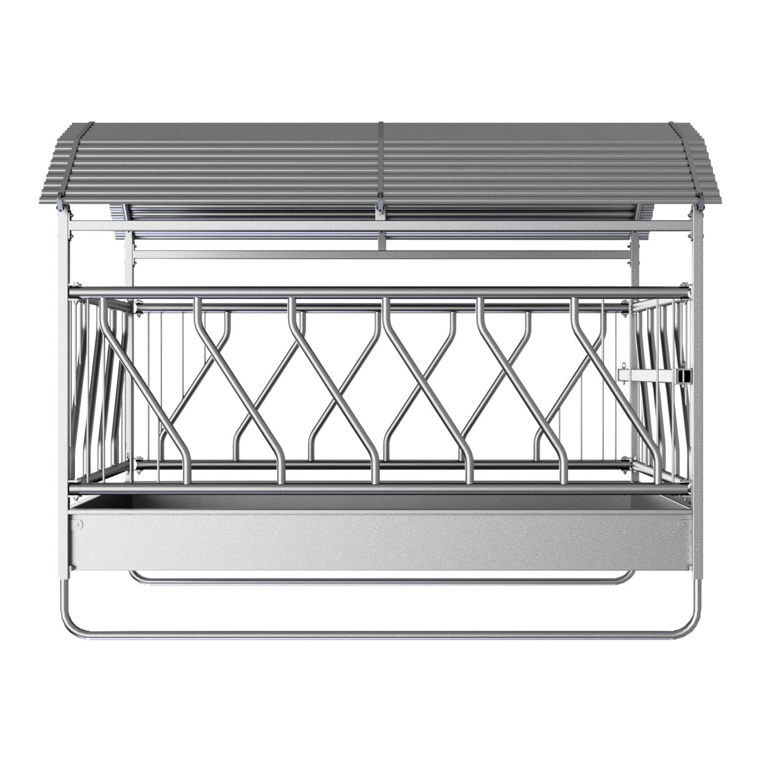 Grossballenraufe mit Schrägfressgitter