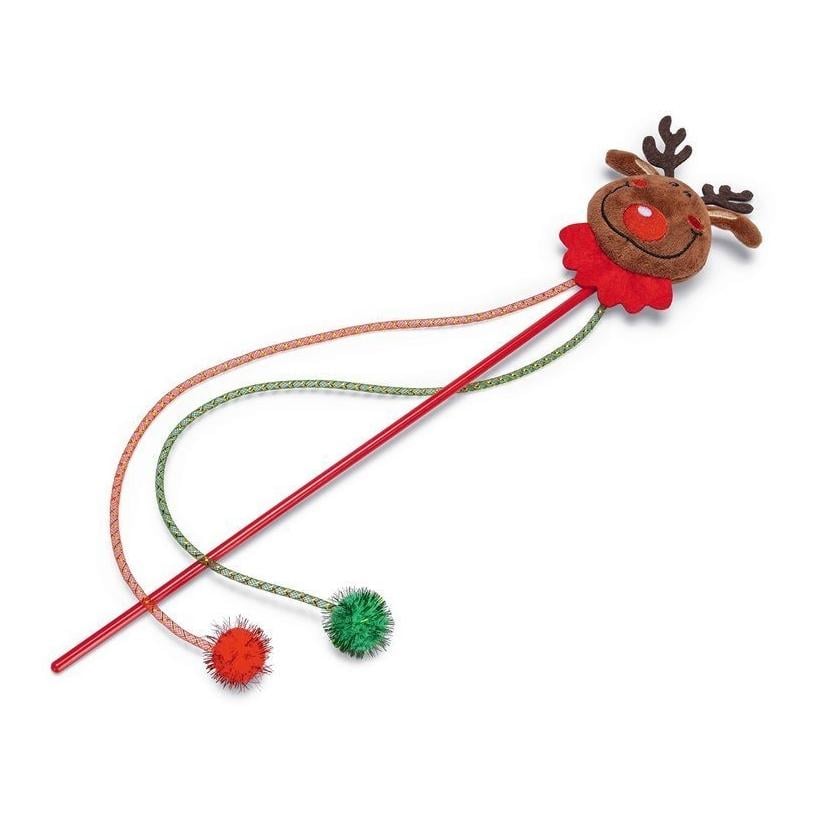 Weihnachtliche Katzenangeln