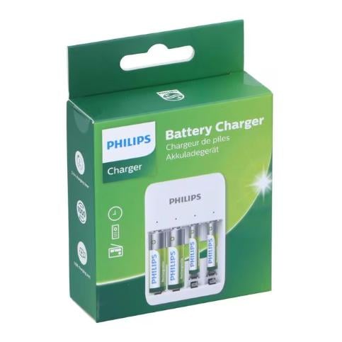 Chargeur pour piles AA/AAA, y compris piles 2xAA/2xAAA