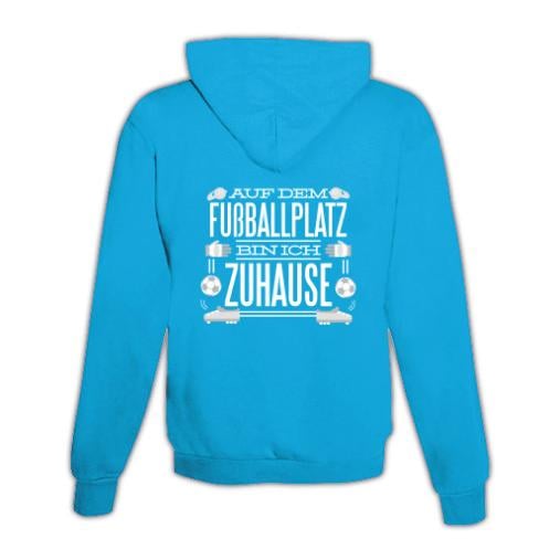 Hoodie mit Zipper Fussballplatz Unisex
