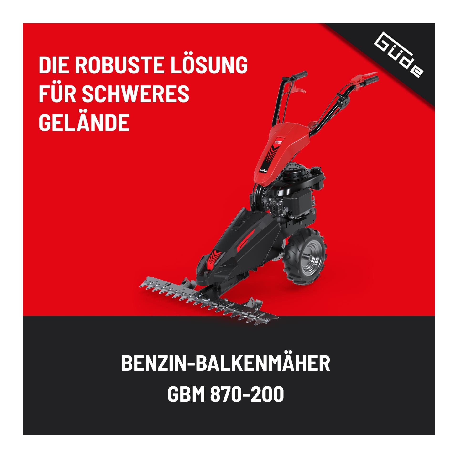 Güde Benzin-Balkenmäher GBM 870-200