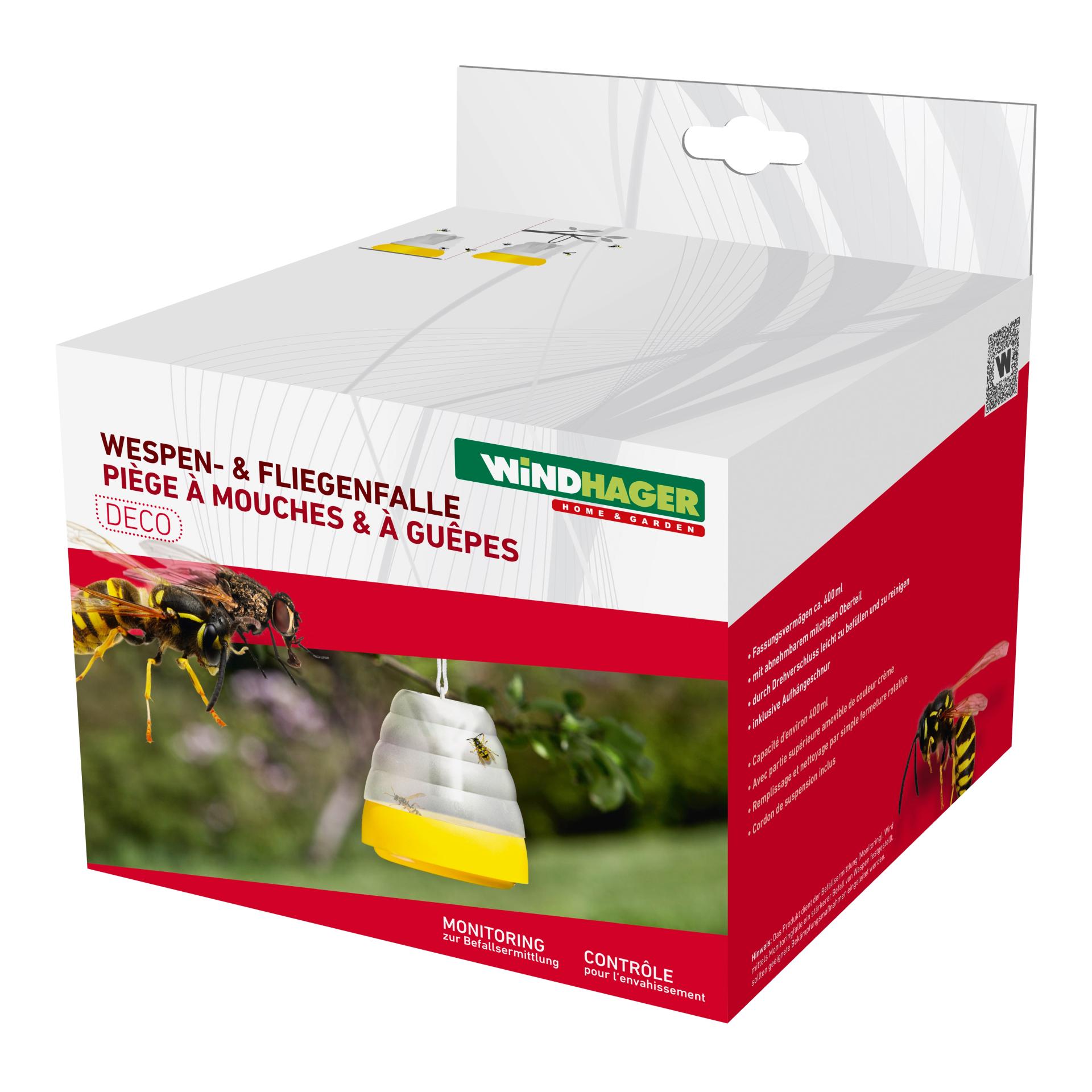 Wespen- oder Fliegenfalle Deco - gelb