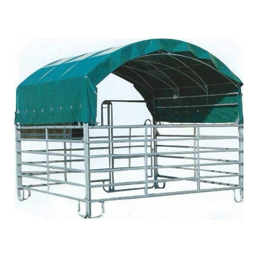 Mobile Boxen mit Überdachung inkl. Panels