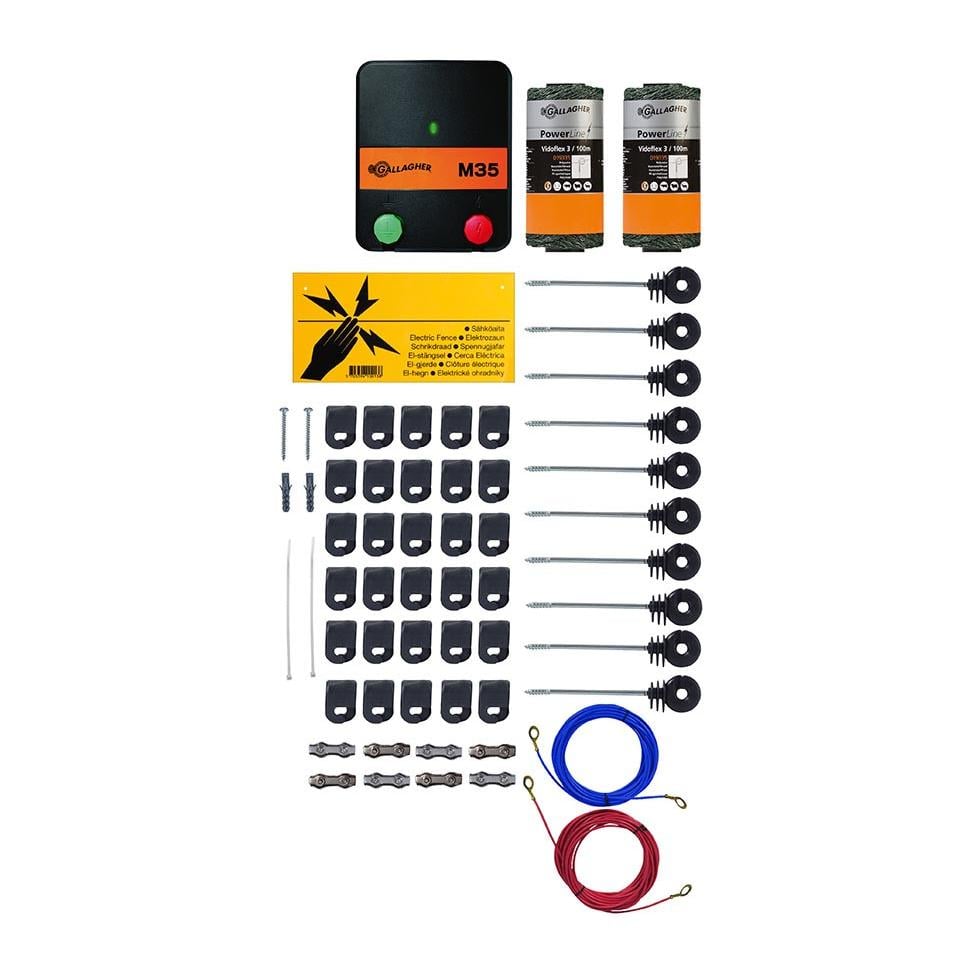 Elektrozaun Kit für Katzen 230V M35