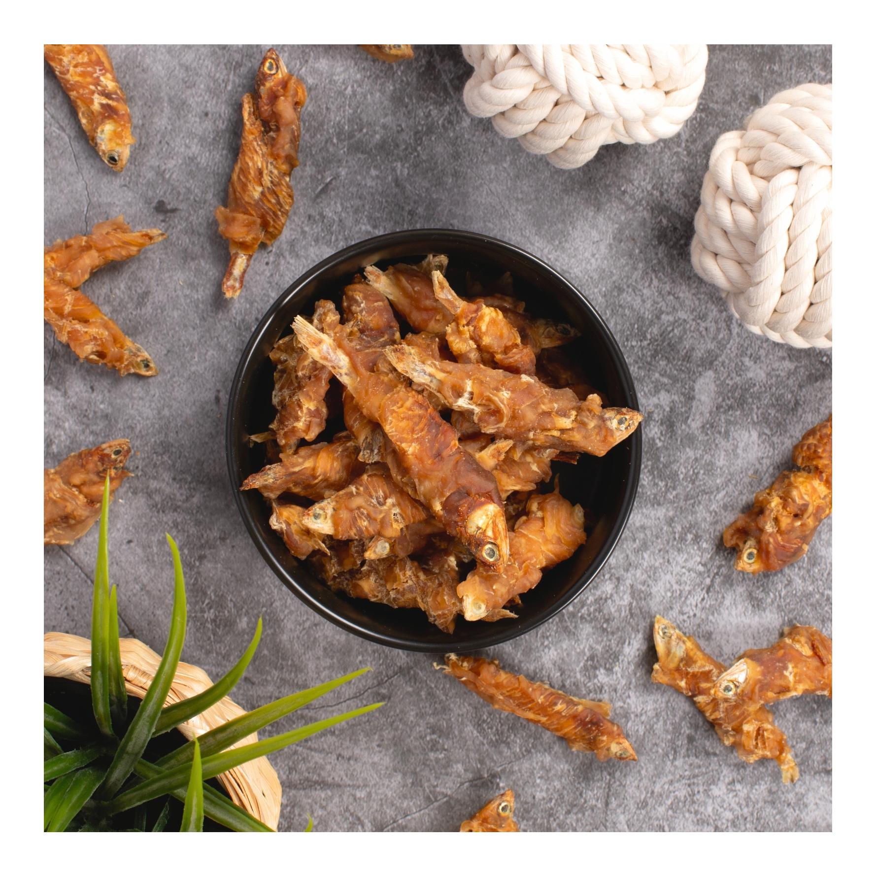 Hühner Wrap mit Fisch