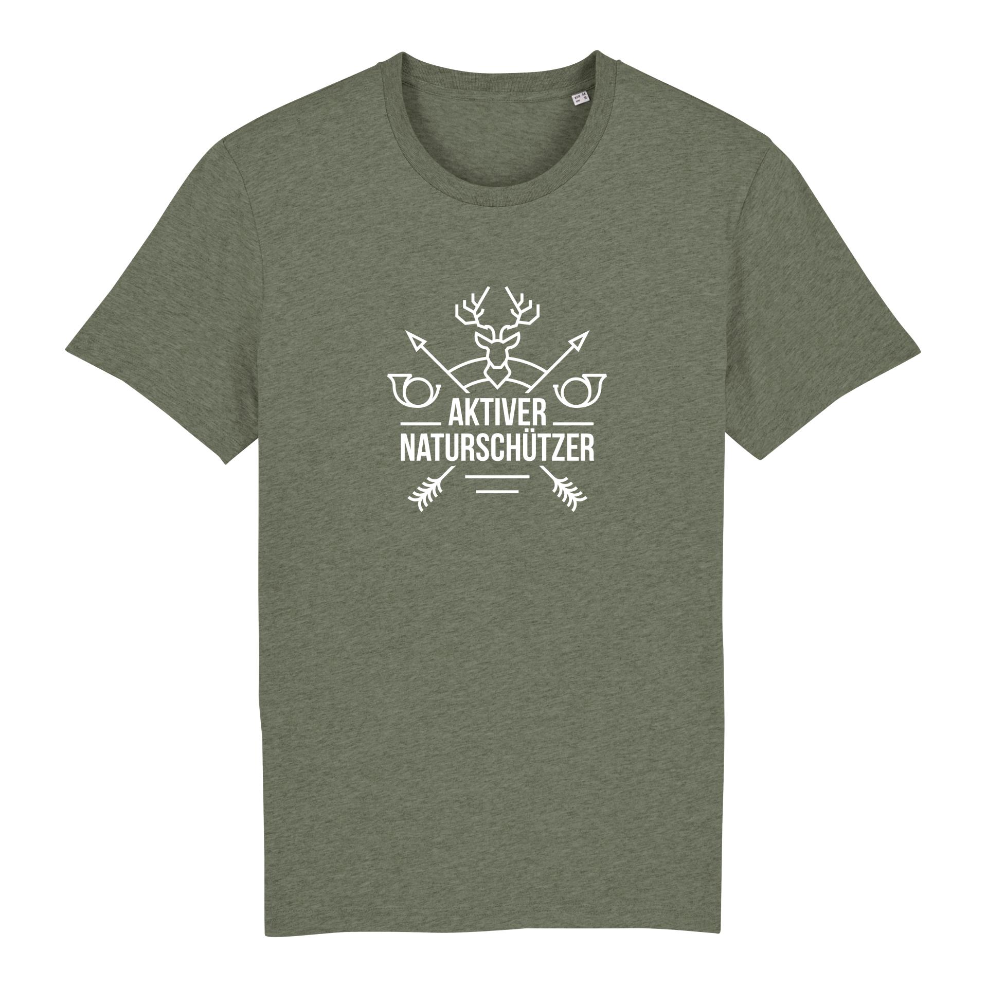 Image of Hauptner Jagd T-Shirt Naturschützer - Mid Heather Khaki - bei Hauptner.ch