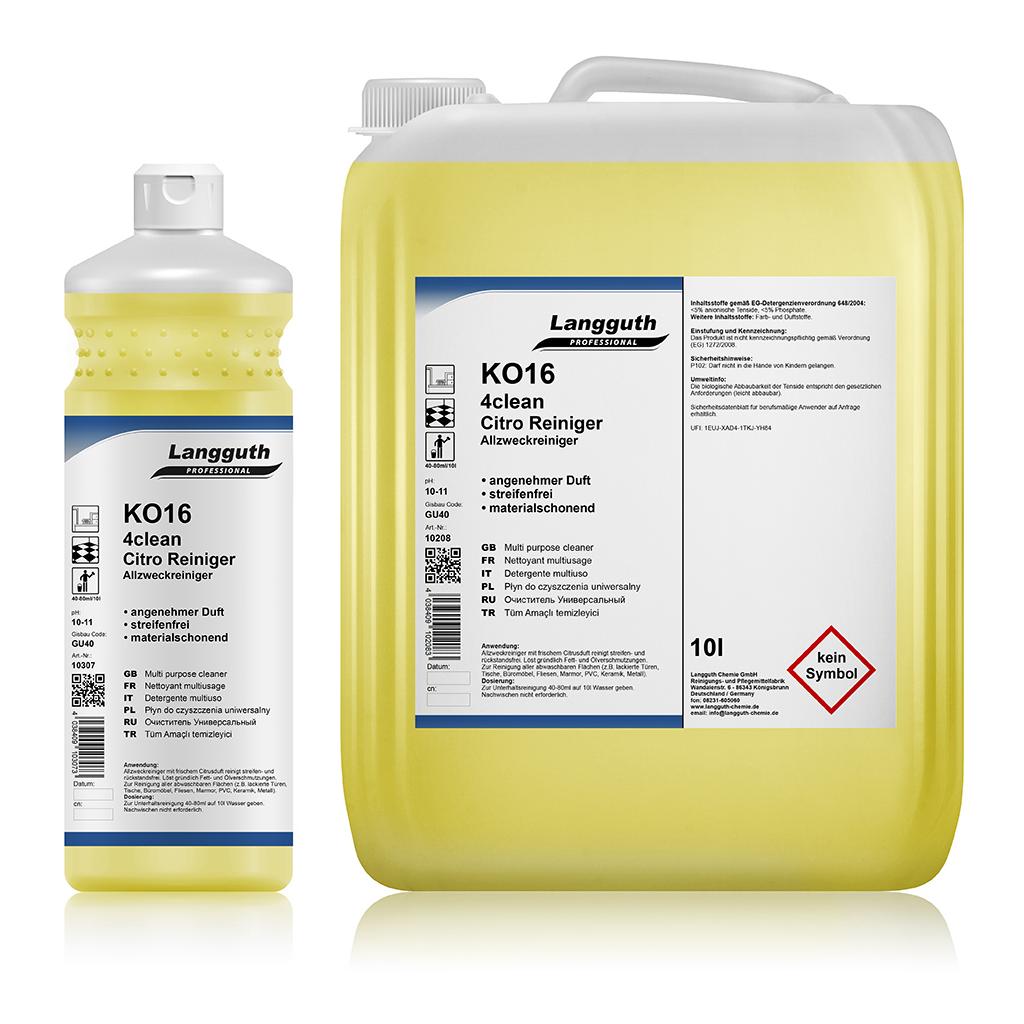 Langguth Citro Reiniger – Allzweckreiniger / 4clean KO16 – Transparent –