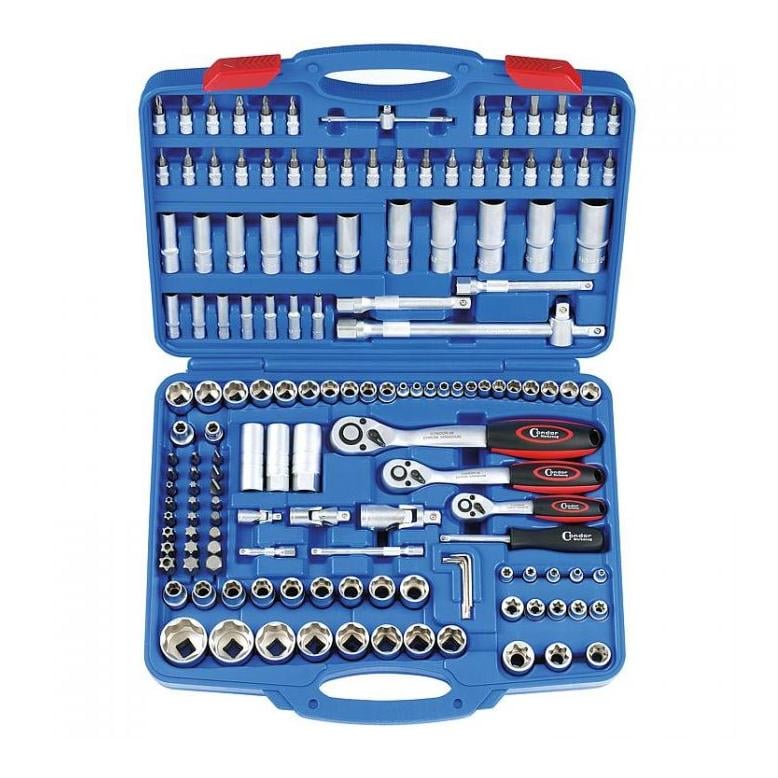 Image of Technolit Steckschlüssel-Satz 192teilig - Blau - bei Hauptner.ch