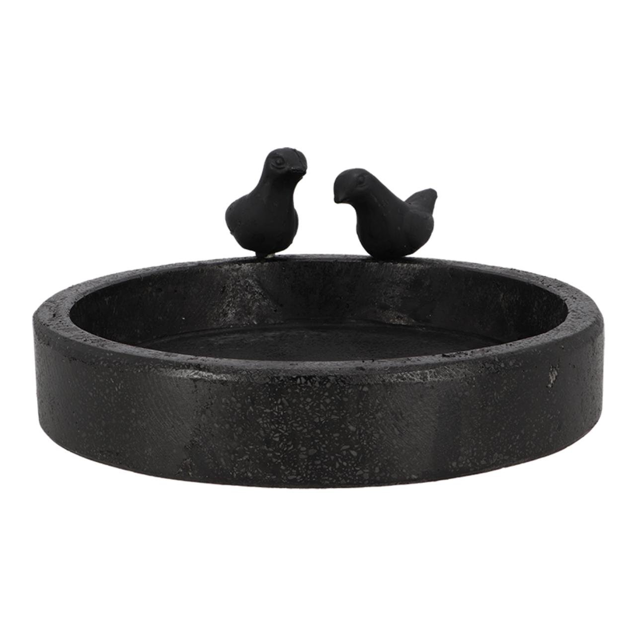 Vogeltränke Terrazzo rund
