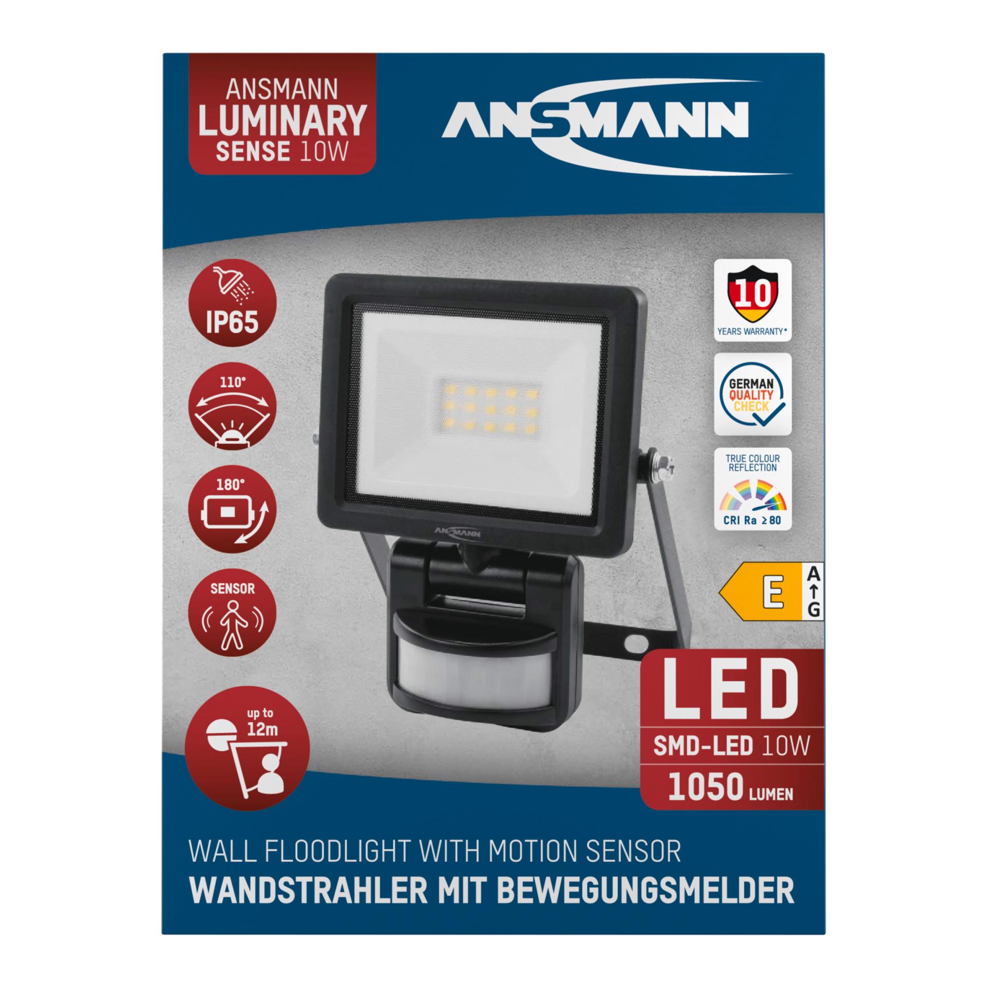Luminary Wandstrahler 10 W mit Bewegunsmelder