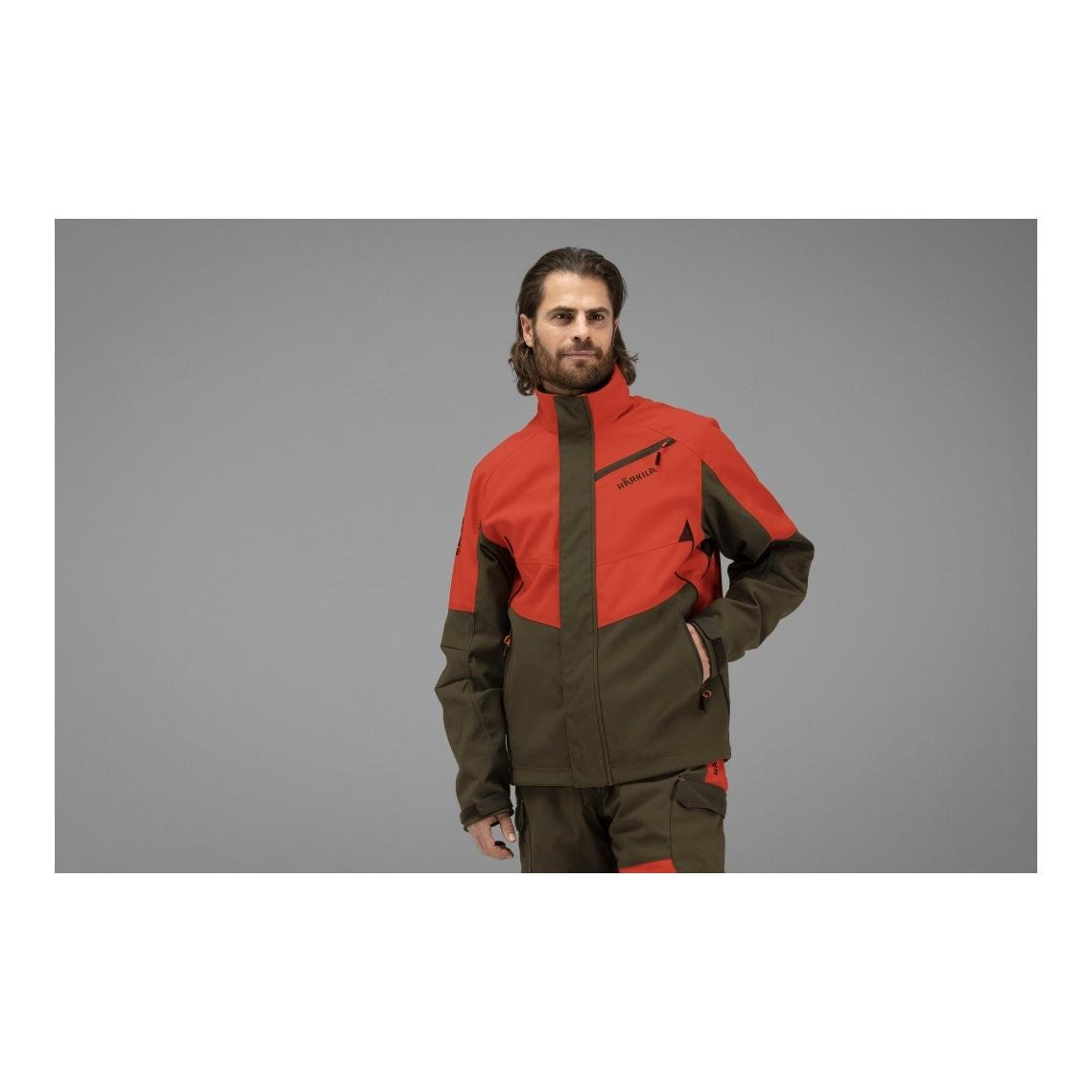 Wildboar Pro Jacke - orange blaze/willow green