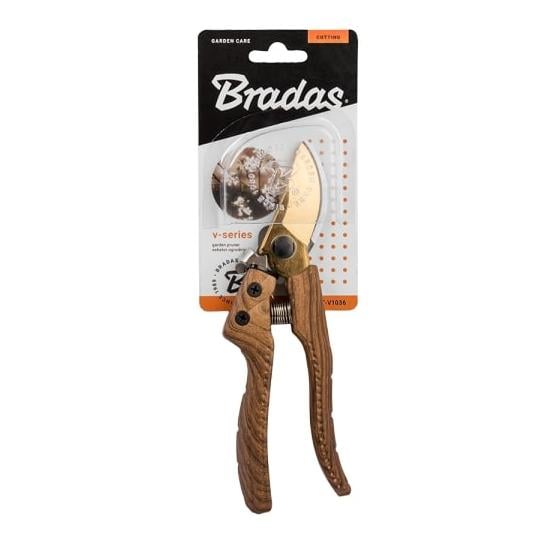Sécateur pour arbres, vignes et jardinage SÉRIE V, lame continue, acier SK5