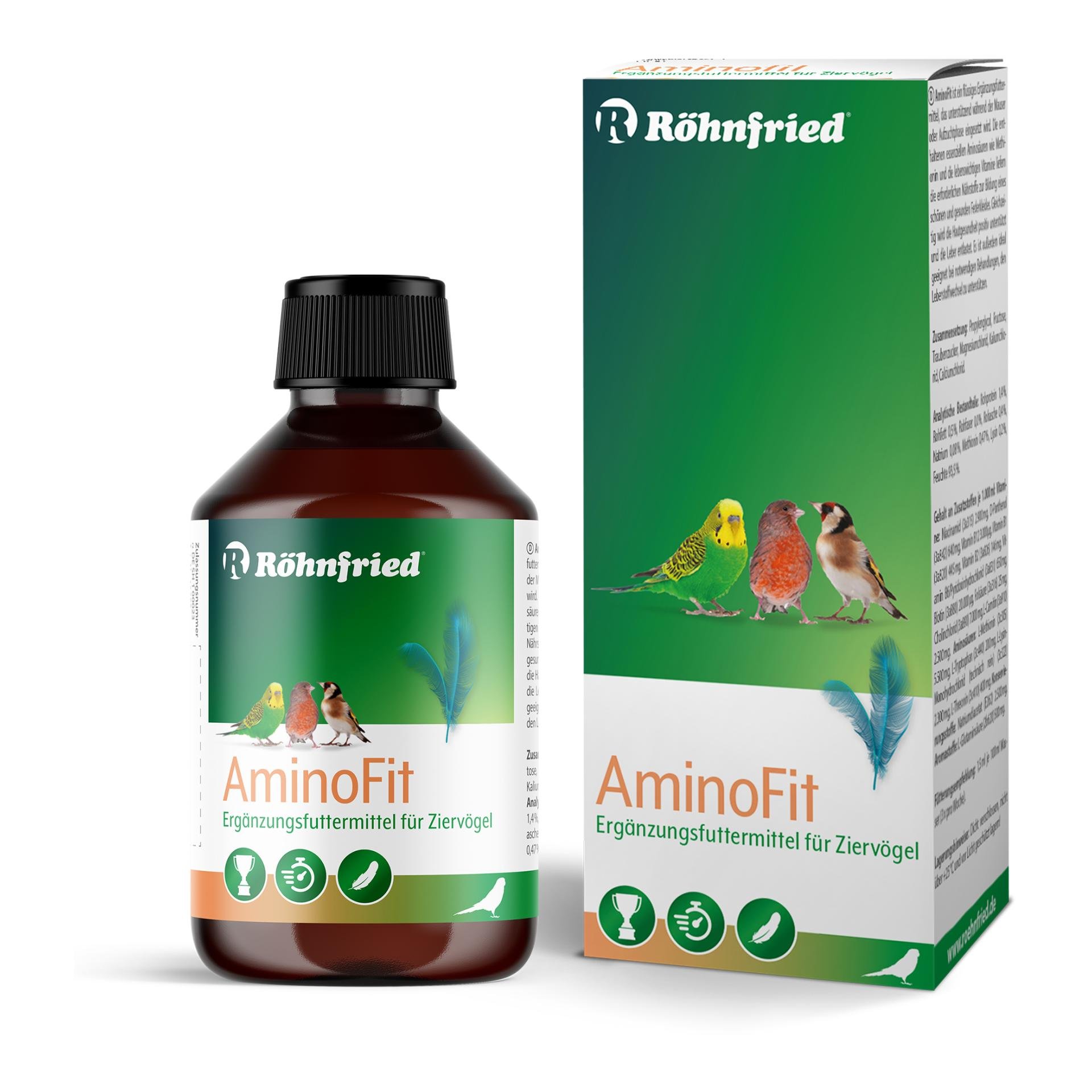 Image of Röhnfried AminoFit - hochdosierte Aminosäuren für die optimale Aufzucht und Mauser bei Hauptner.ch