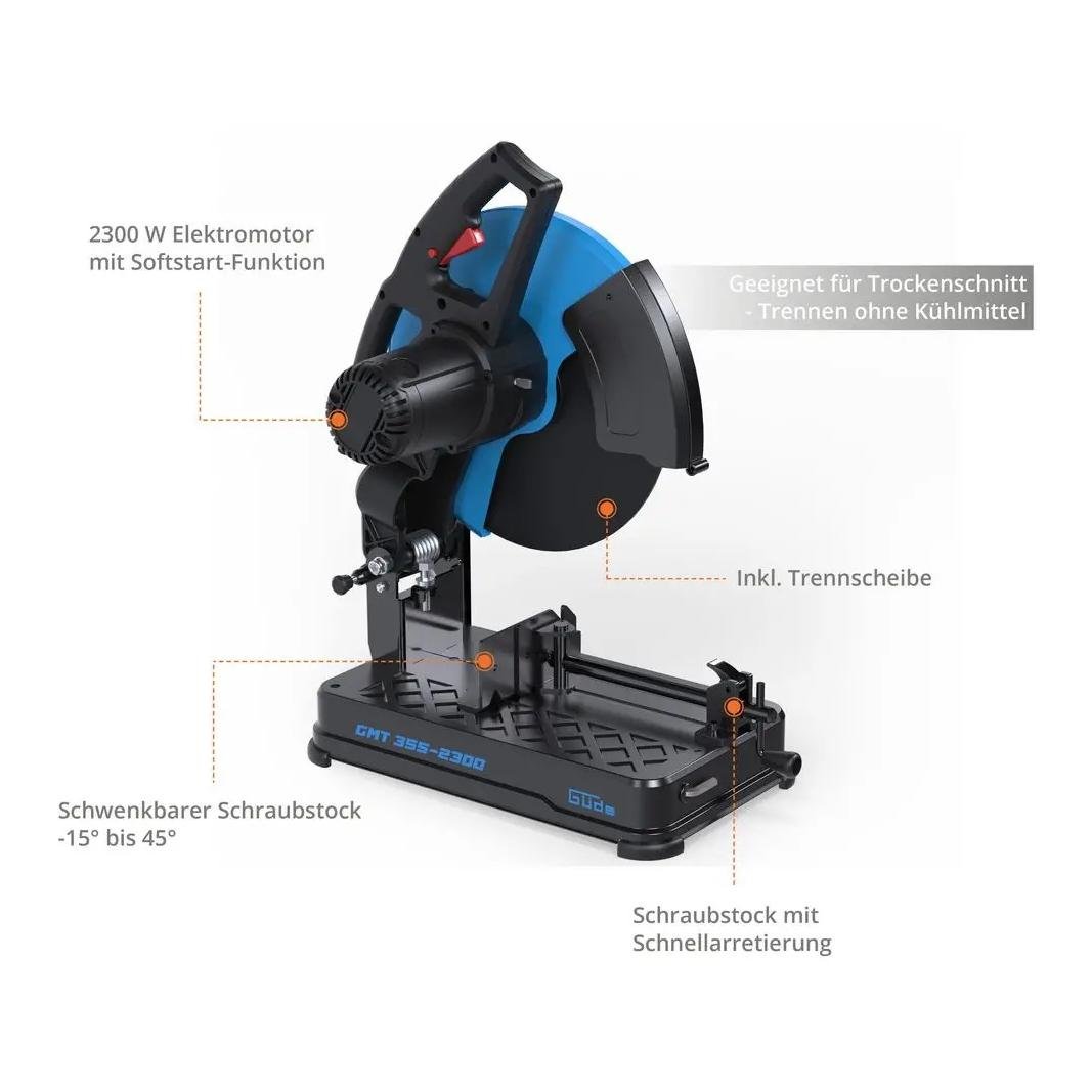 Güde Metalltrennsäge GMT 355-2300