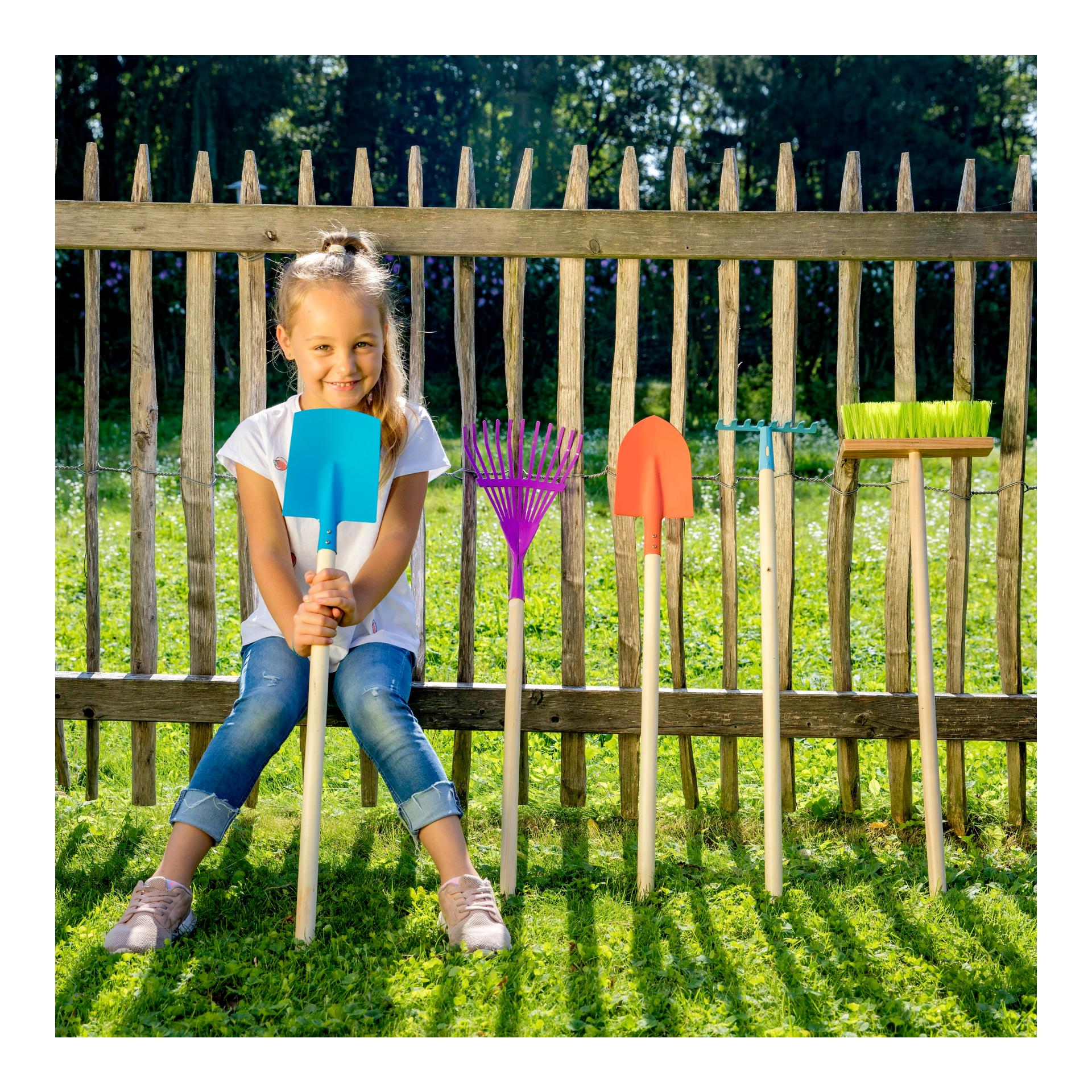 Kinderspitzschaufel mit Stiel