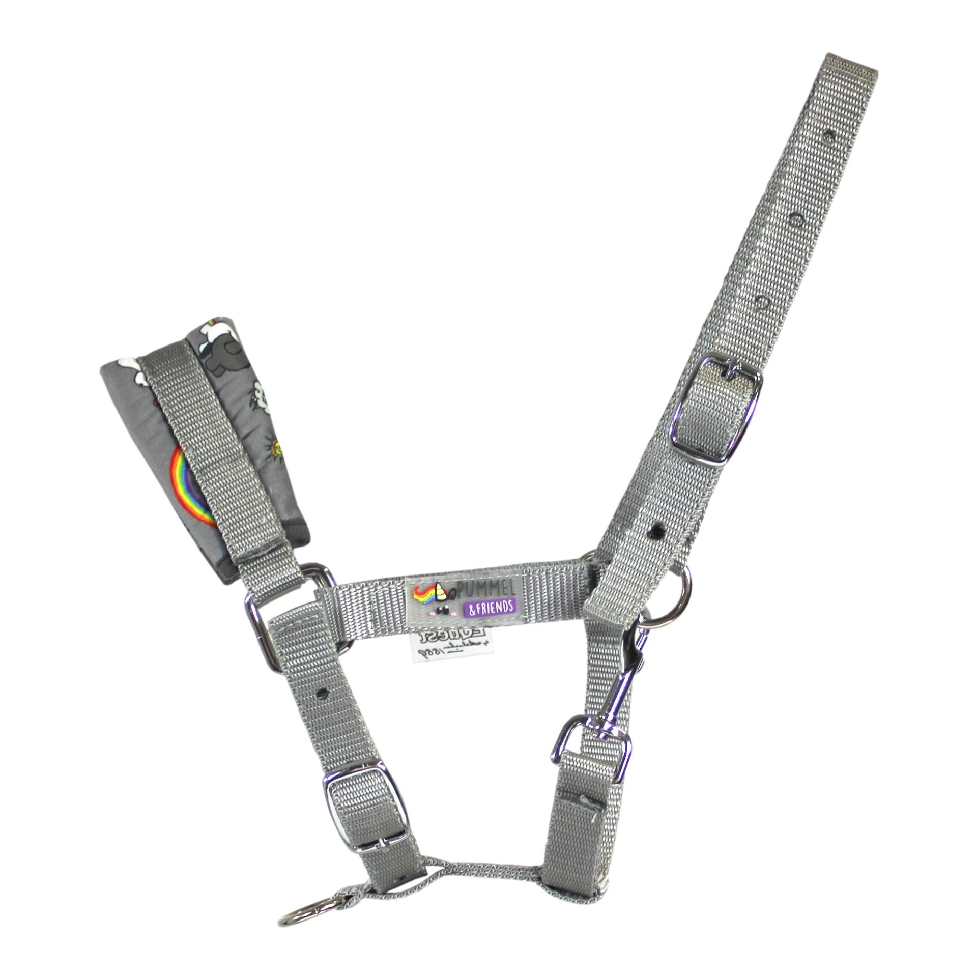 Image of Pummeleinhorn Halfter Dual Protect Light Pummel Black & white - grey bei Hauptner.ch