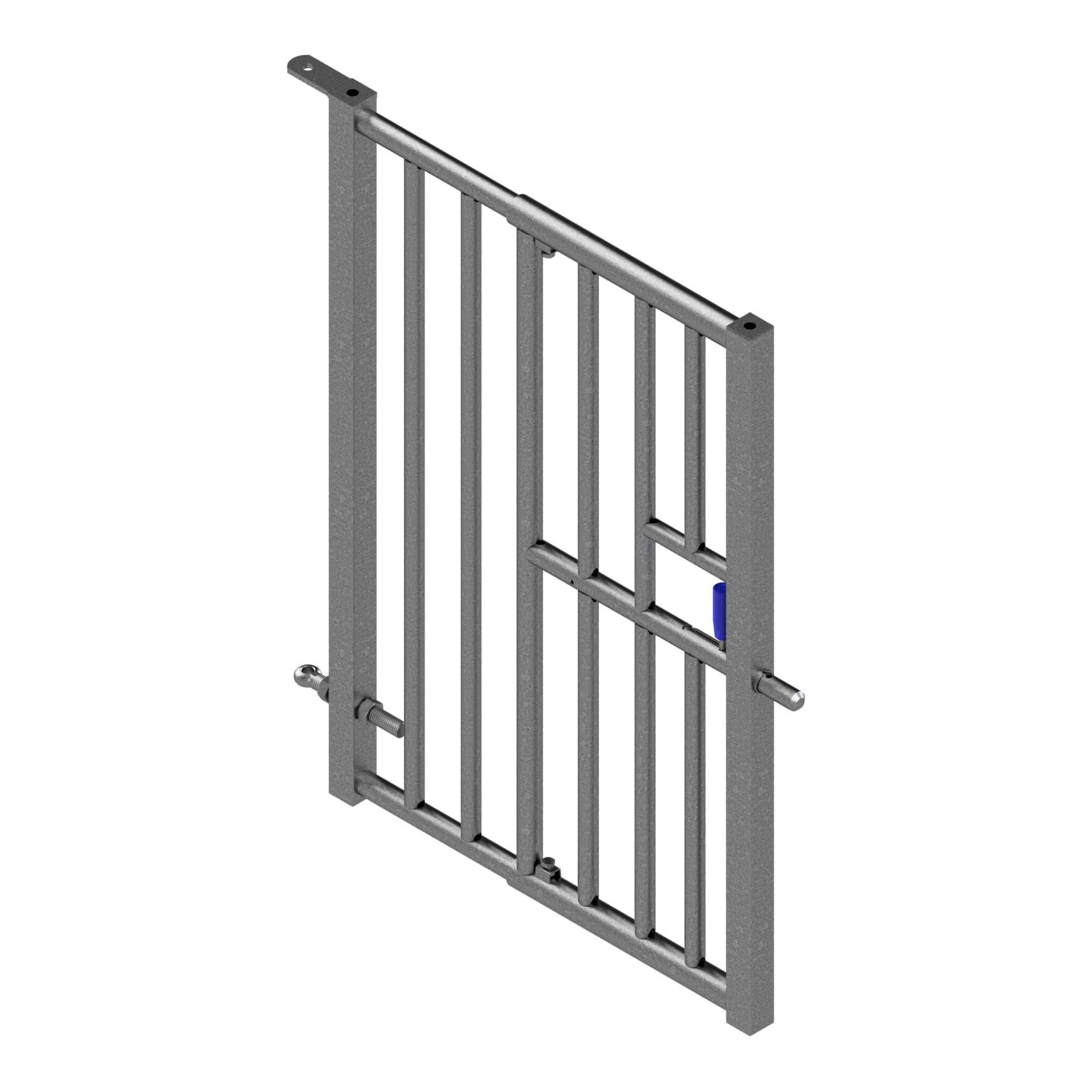 Porte de séparation à barreaux verticaux