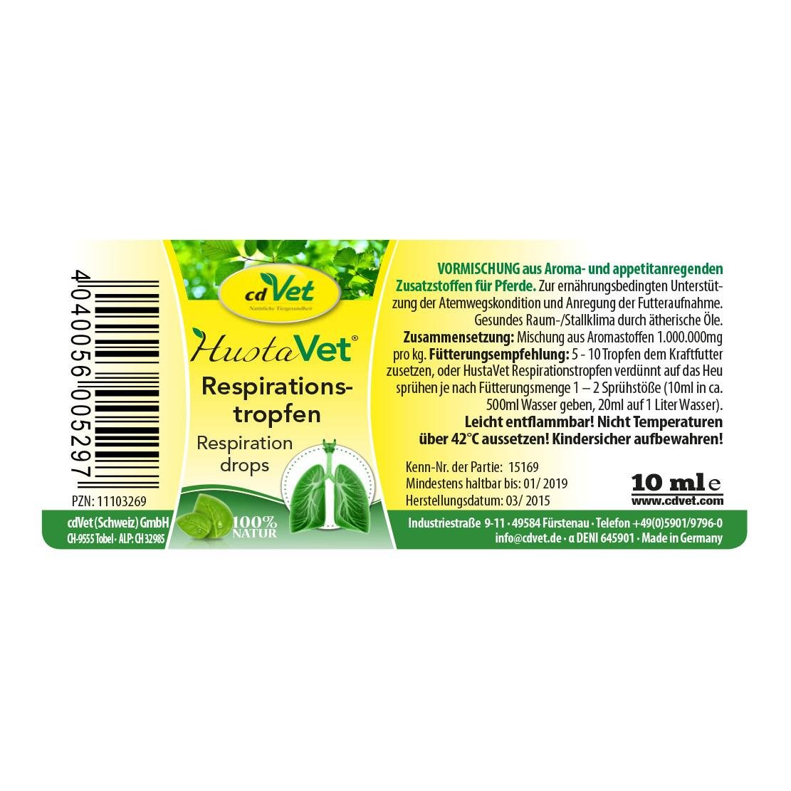 HustaVet Respirationstropfen 