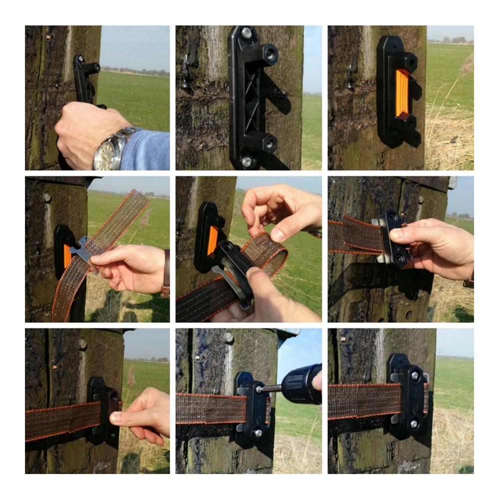 Isolateur d’angle pour clôture pour chevaux TurboLine