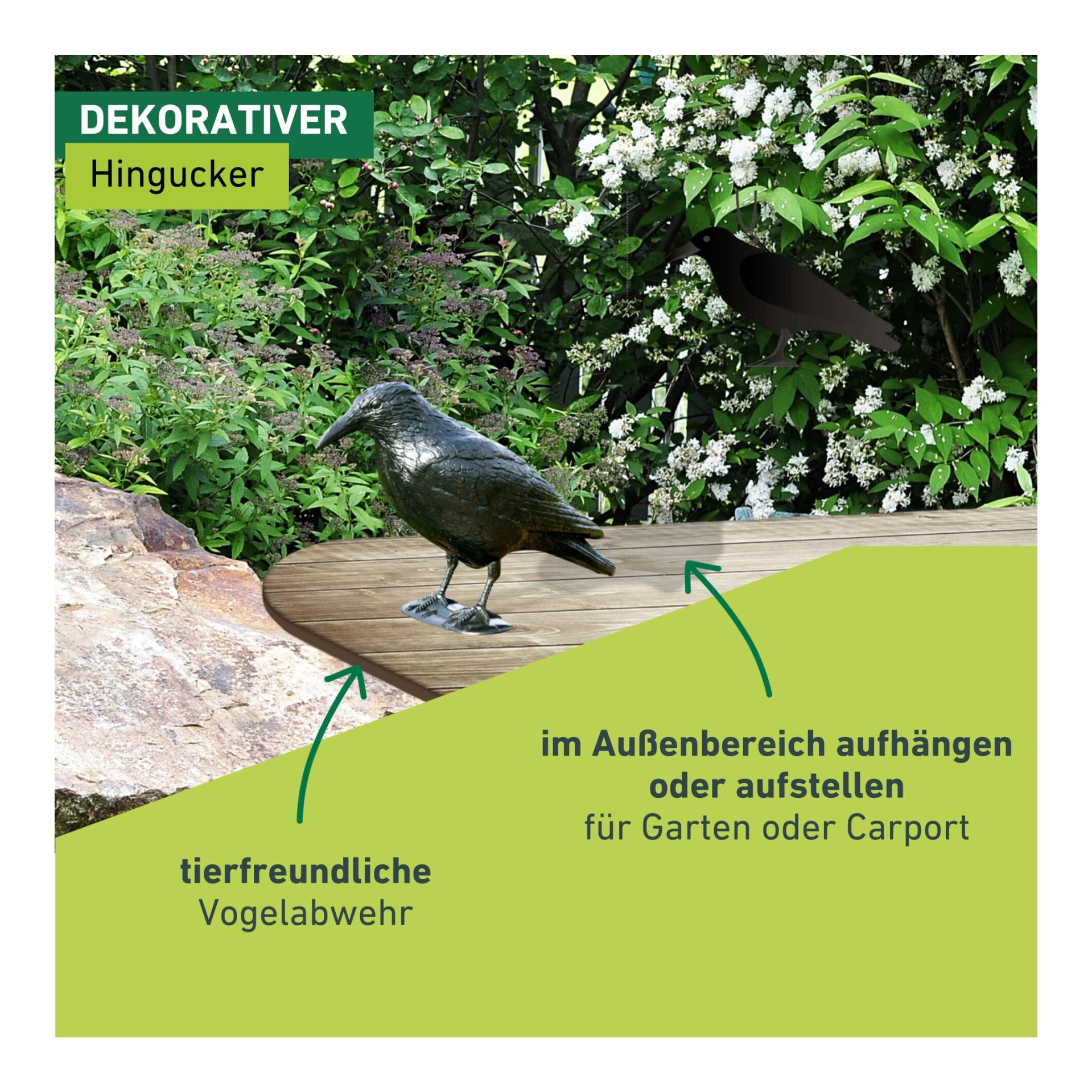 Windhager Tierfigur "Rabe" gross - schwarz
