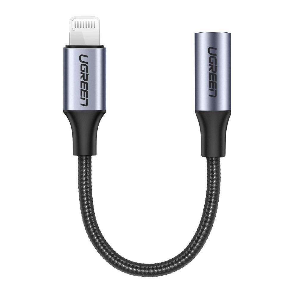 Image of Ugreen Lightning zu 3.5mm Buchse Adapter - Grau bei Hauptner.ch