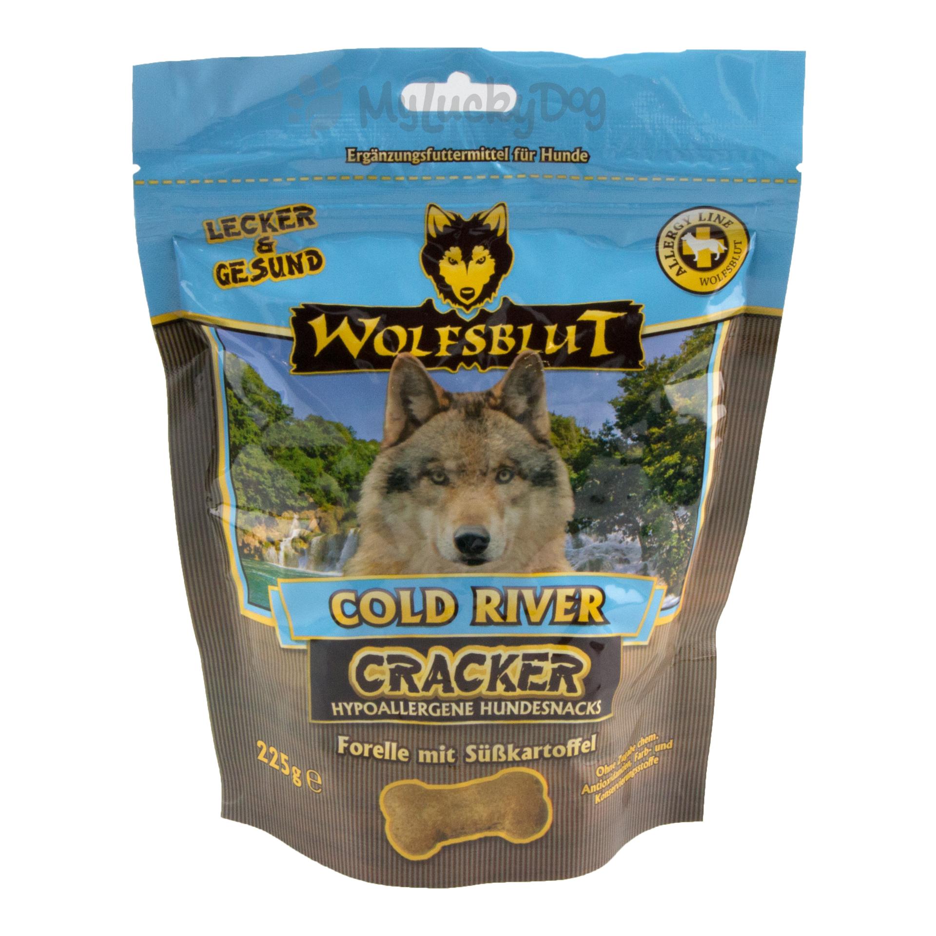 Image of Wolfsblut Cracker Hundesnacks Cold River mit Forelle 225 g bei Hauptner.ch