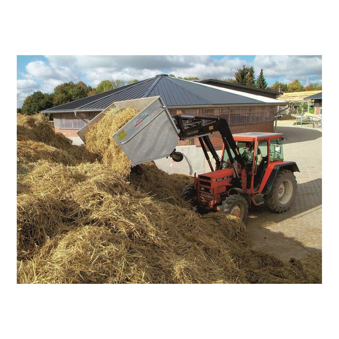 Growi Großraumkuli für Traktoren Euro-Aufnahme