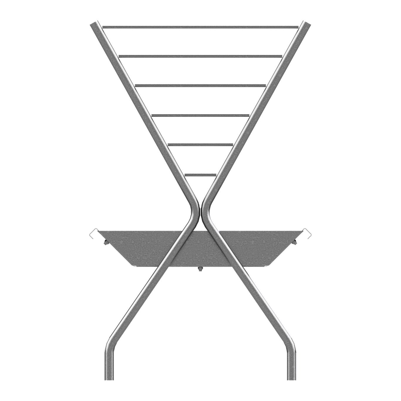 Doppel - Heuraufe ohne Dach