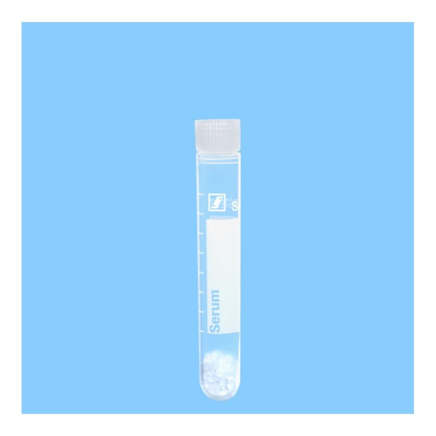 Probenröhre, 4,5 ml, Präparierung: Gerinnungsaktivator - weiss