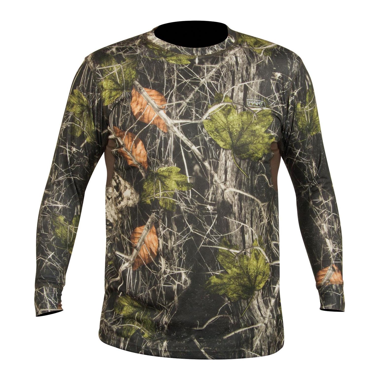 Image of Hart CREW-L langärmliges T-Shirt - camo forest bei Hauptner.ch