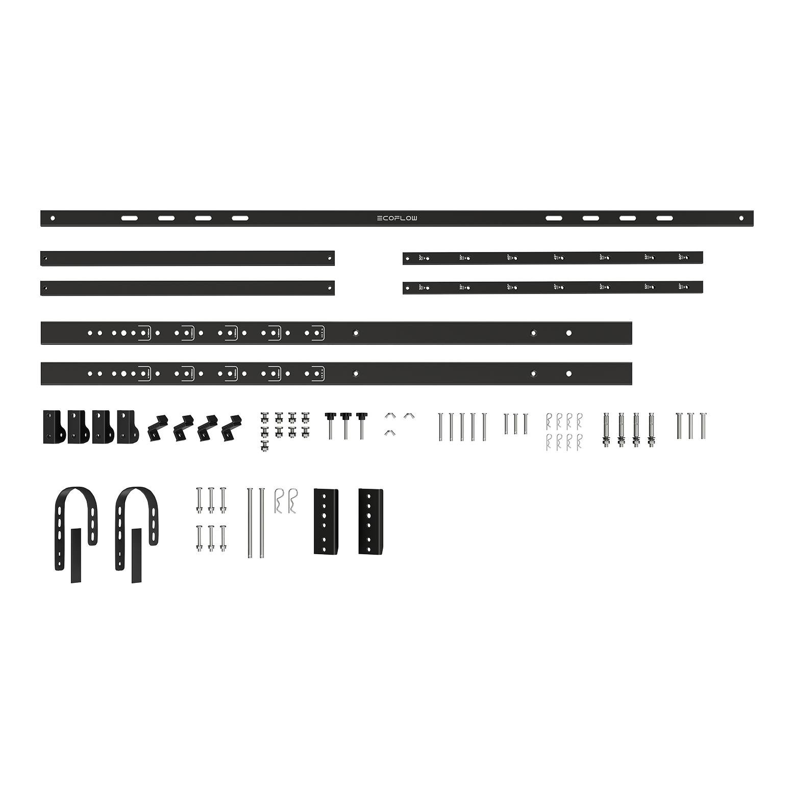 Support flexible et ajustable pour le panneau solaire rigide 400 W d'EcoFlow