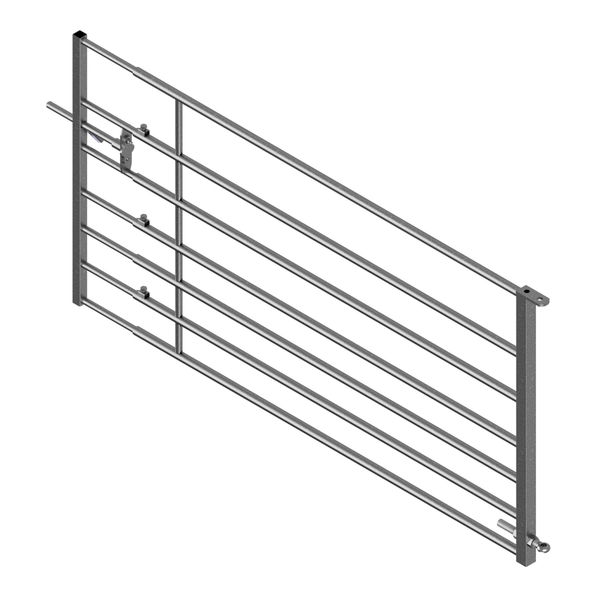 Abtrennung mit Tor für Schafe - verstellbar
