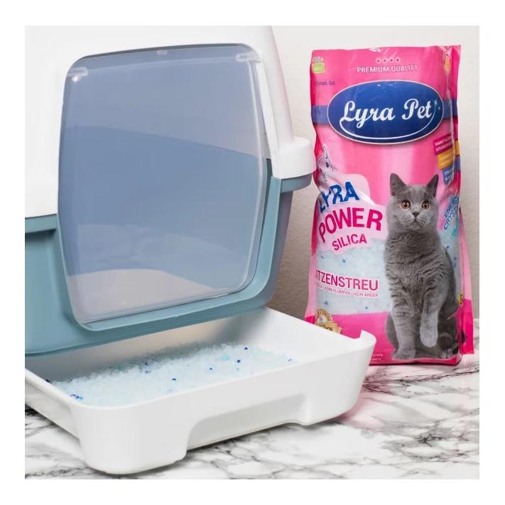 Lyra Power Silica Litière pour chats au silicate