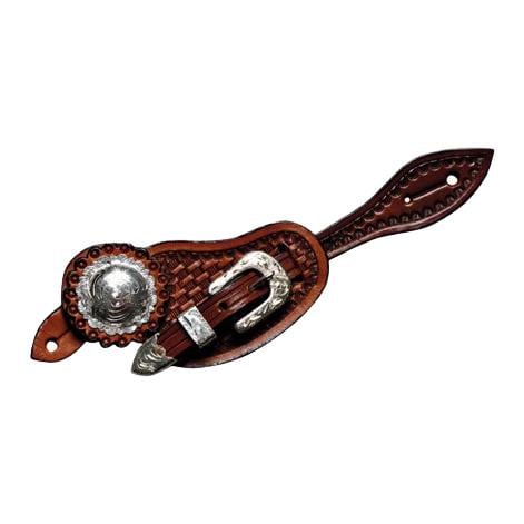 Image of Western Imports Man Size Western-Sporenriemen - Braun - bei Hauptner.ch