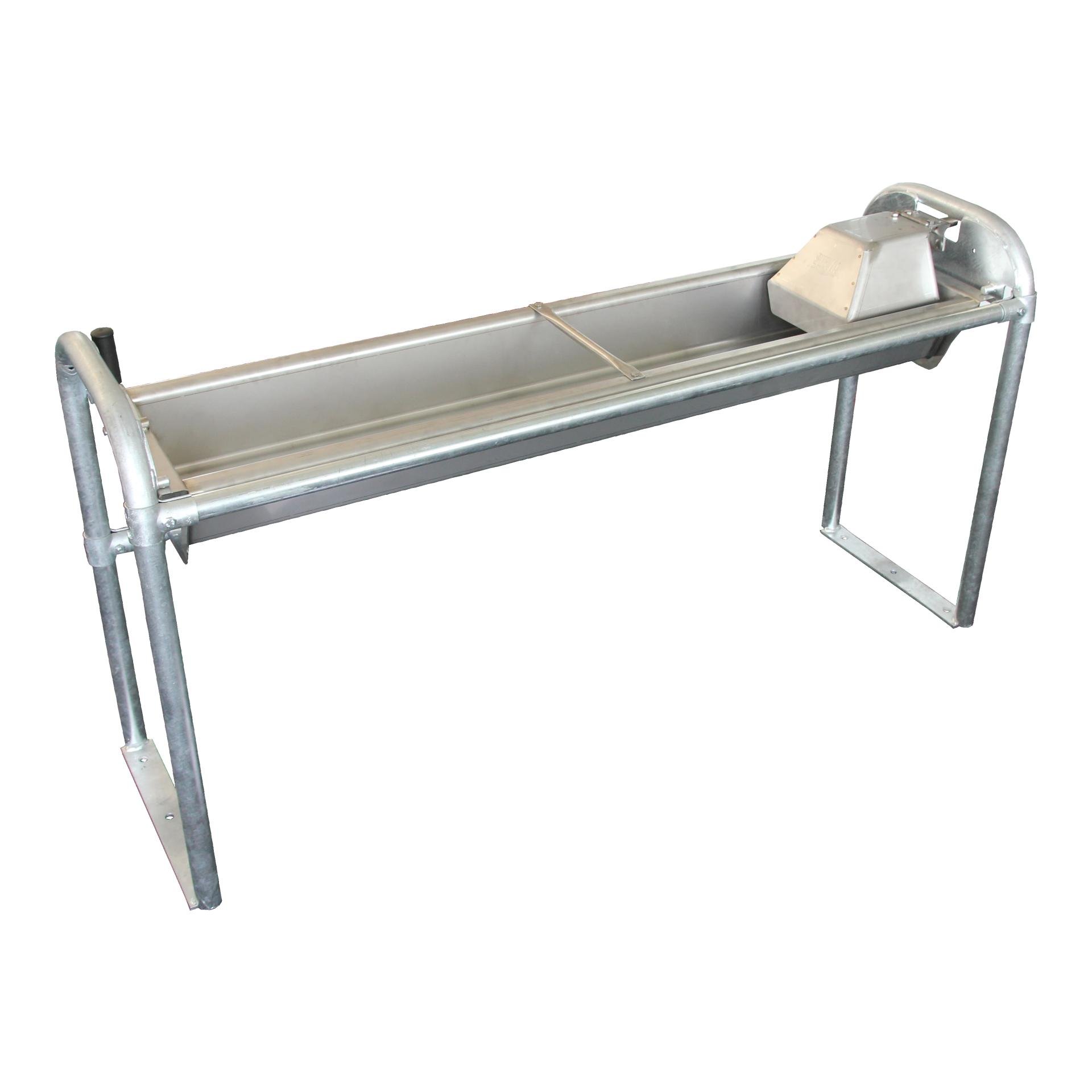 Image of Suevia Flach-Schwenktrog mit verzinkten Bodenkonsolen - Edelstahl - bei Hauptner.ch
