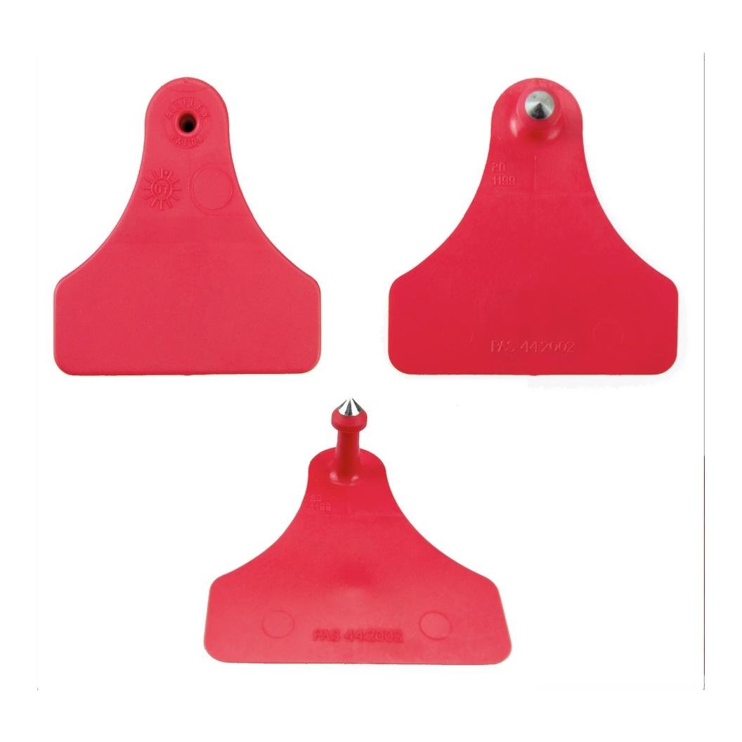 Ohrmarken Allflex - Junior rot - Male Dornteil