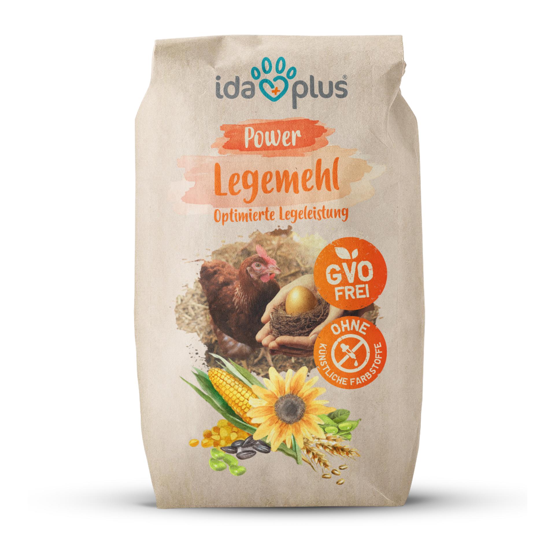 Power Legemehl für Hühner - Hühnerfutter für optimale Legeleistung & Eibildung 