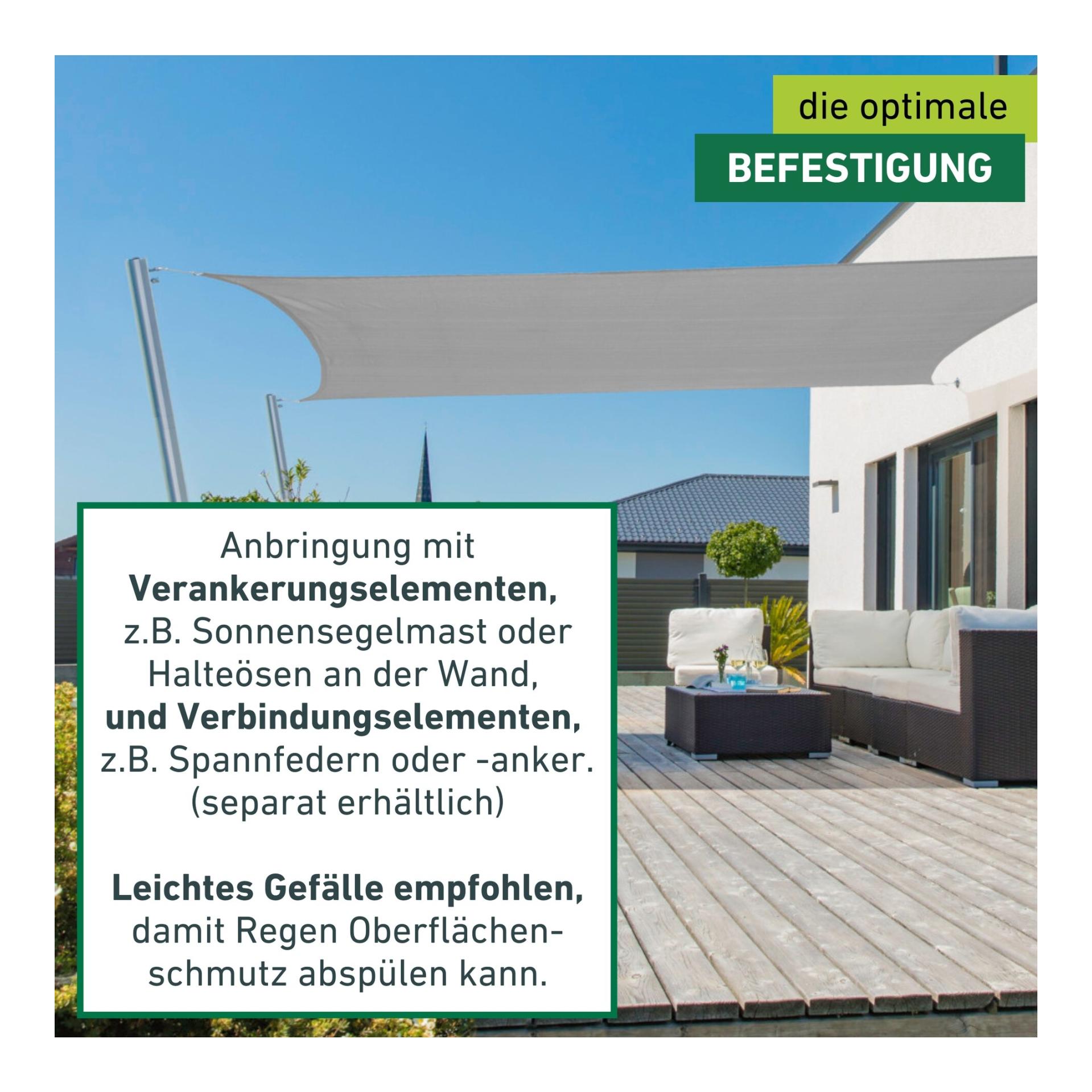 Windhager Sonnensegel Capri - Rechteck