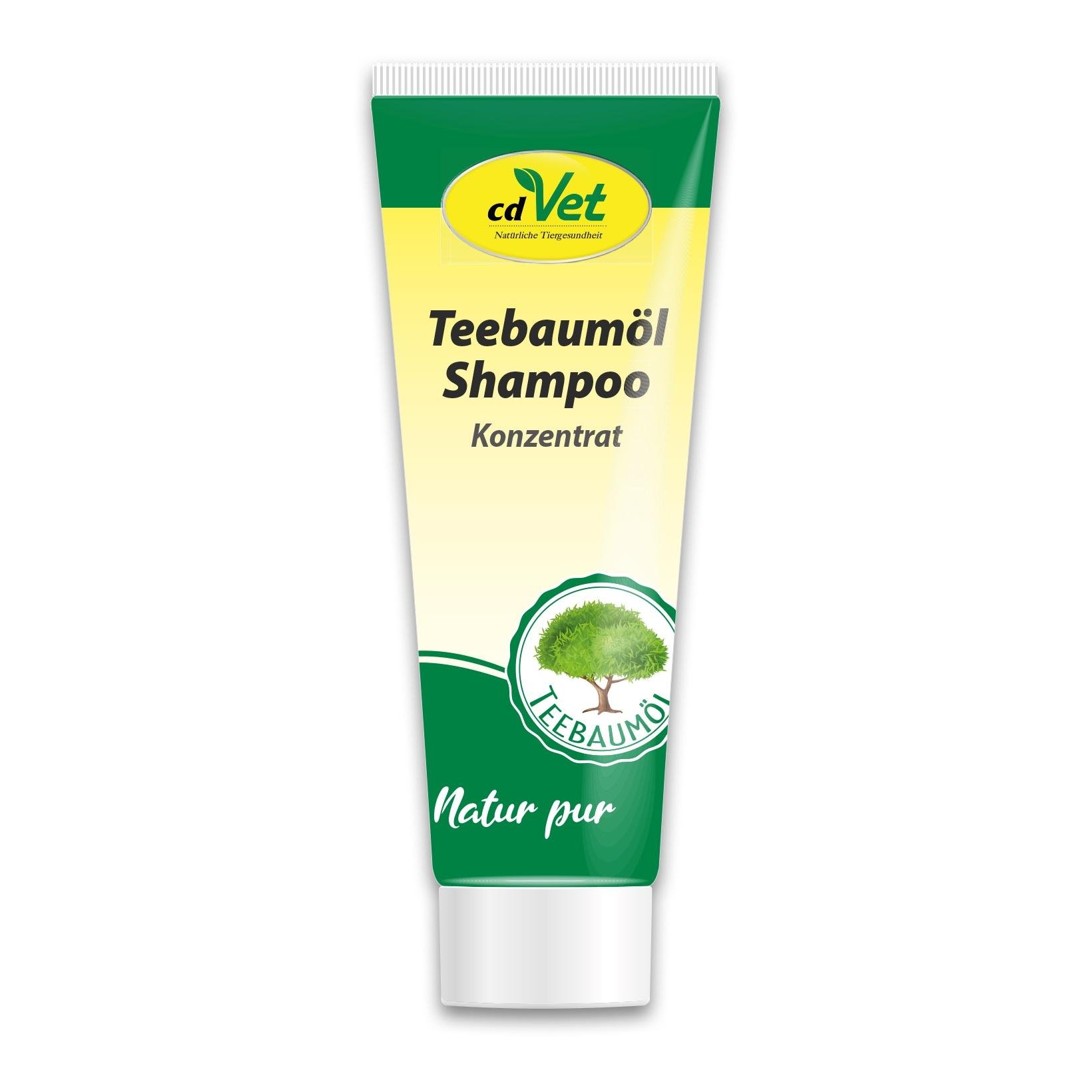 Image of cdVet Teebaumöl Shampoo - Weiss/Grün - bei Hauptner.ch