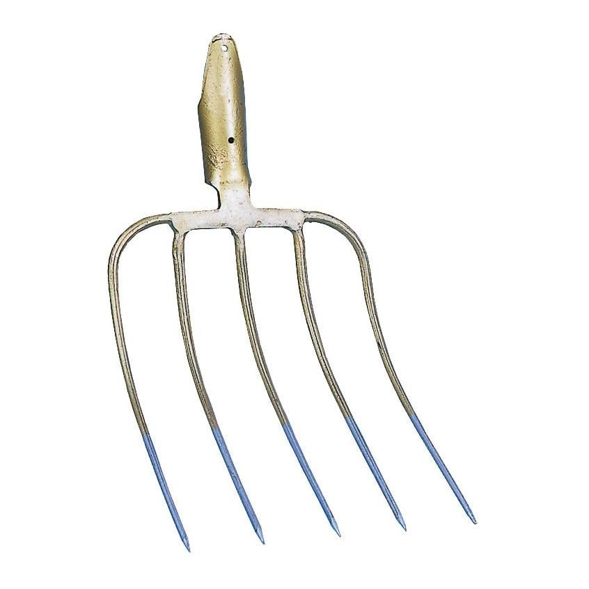 Fourche à fumier sans manche