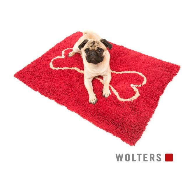 Image of DOG GONE SMART Dirty Dog Doormat Schmutzmatte - rot bei Hauptner.ch