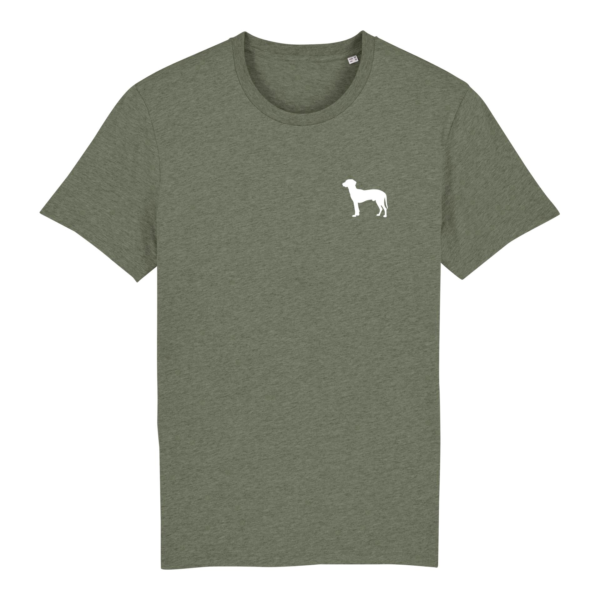 Image of Hauptner Jagd T-Shirt Bayerischer Gebirgsschweisshund klein - Mid Heather Khaki - bei Hauptner.ch