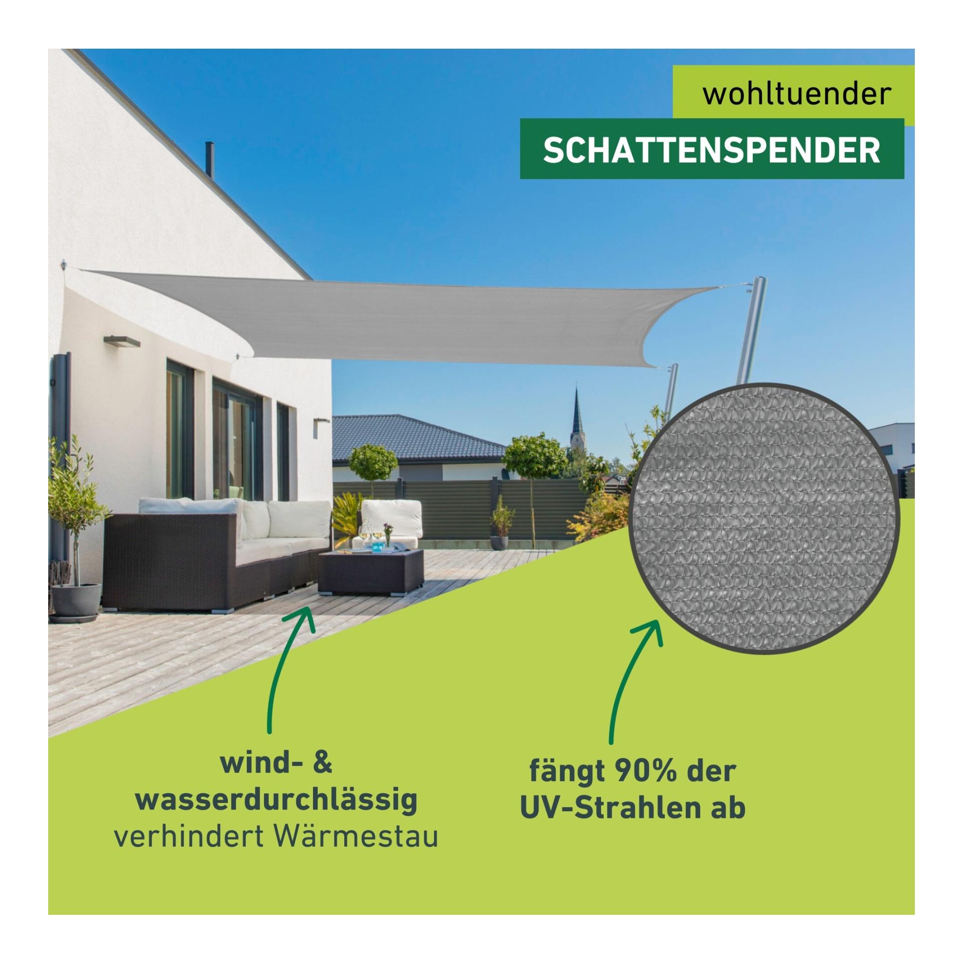 Windhager Sonnensegel Capri - Rechteck