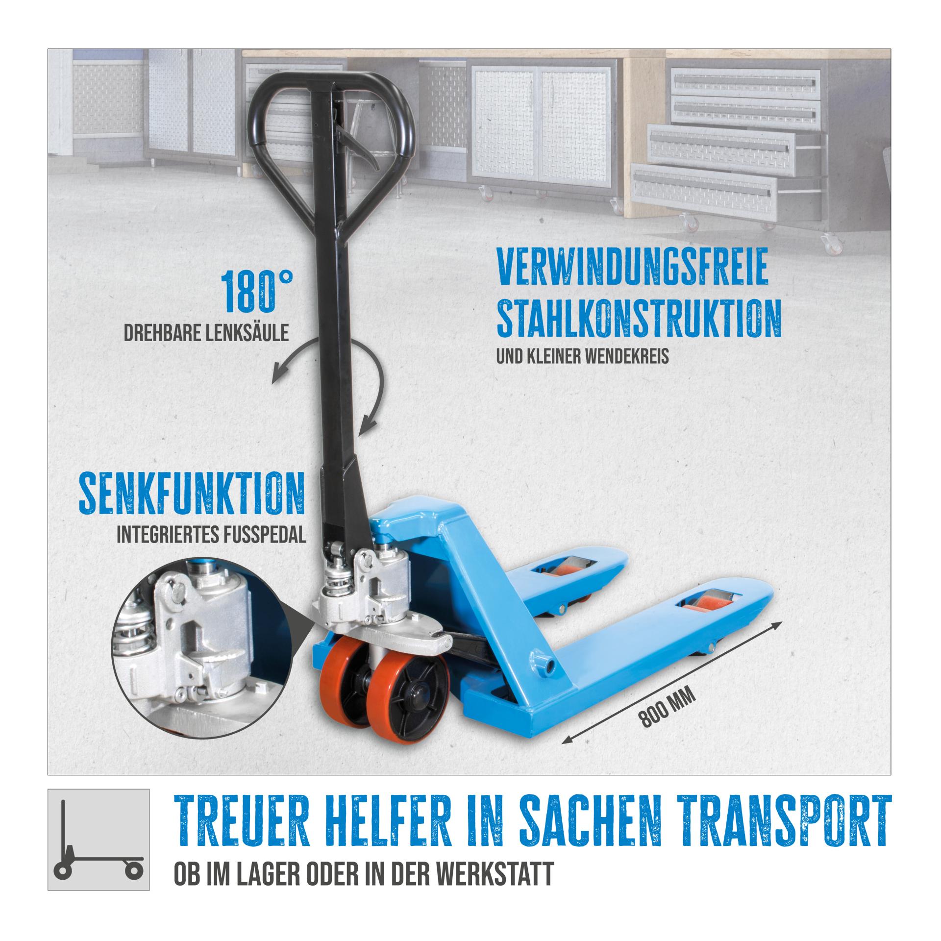Güde Gabelhubwagen GHW 2500-80 PU