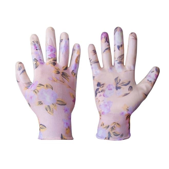 Image of Bradas Handschuhe NITROX FLOWERS Nitril - Violett - bei Hauptner.ch