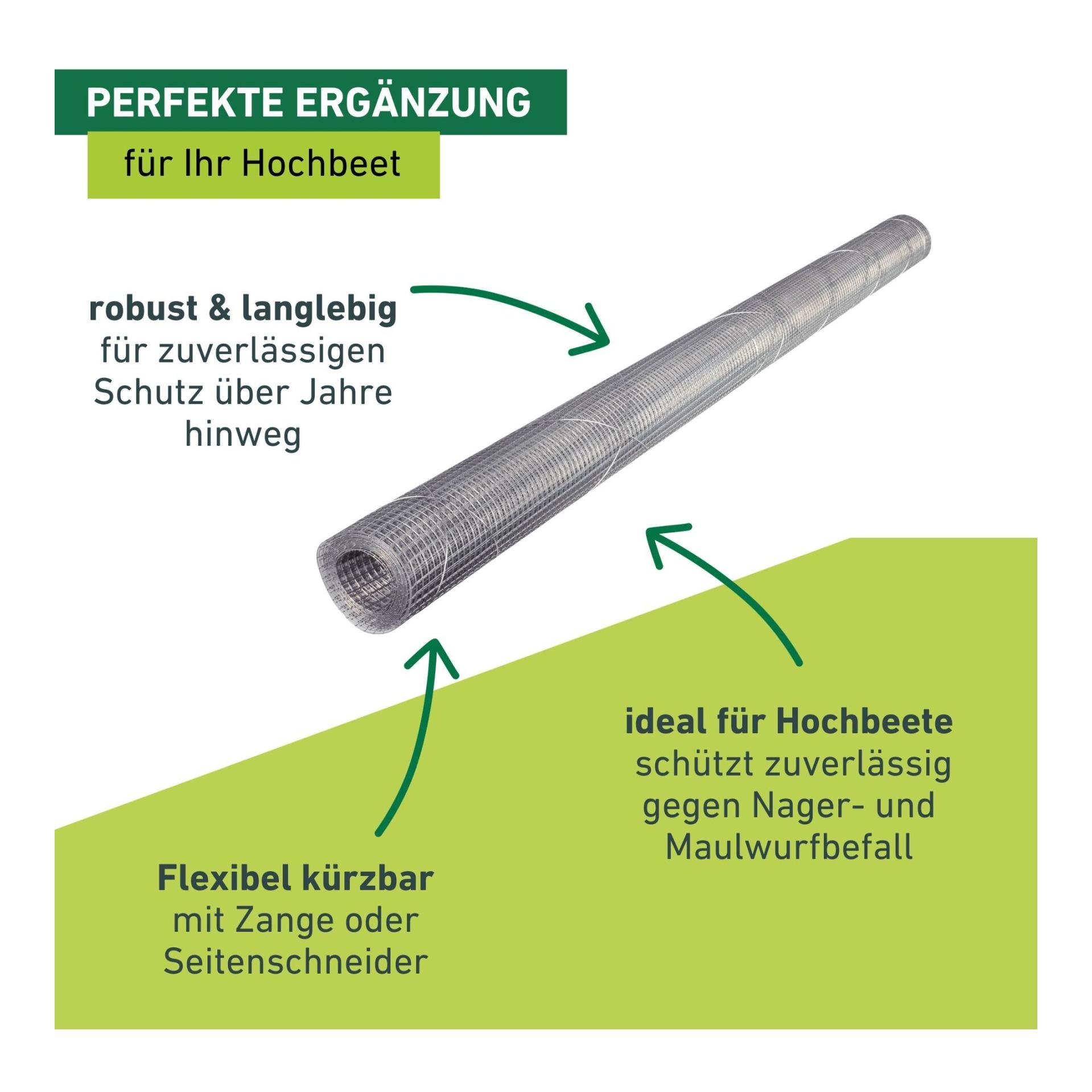 Windhager Grille anti-campagnols pour plates-bandes - zingué