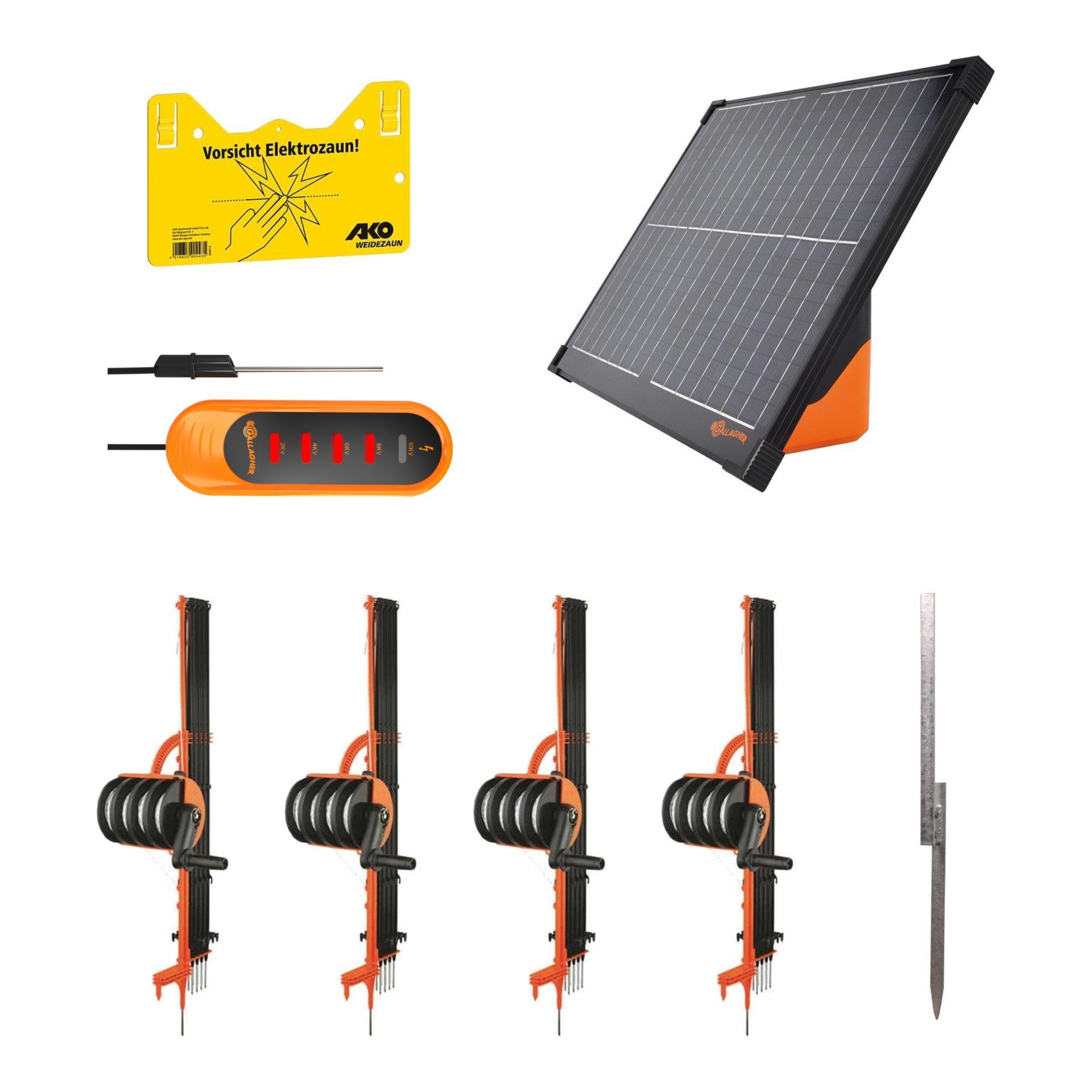 Kit complet « mobile » solaire pour moutons, 400 m