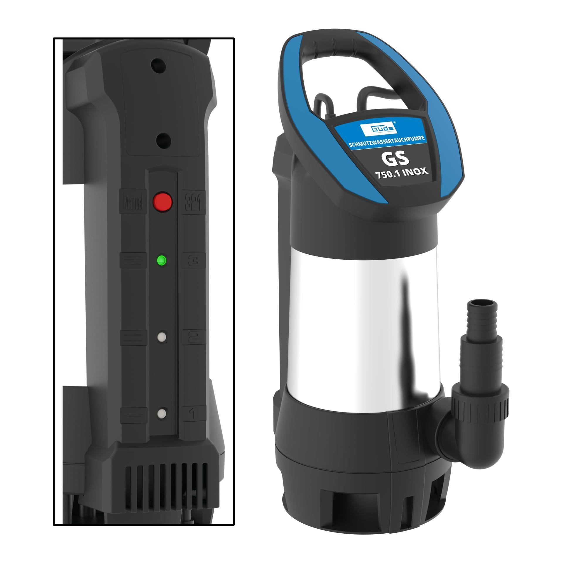 Güde Schmutzwassertauchpumpe GS 750.1 INOX