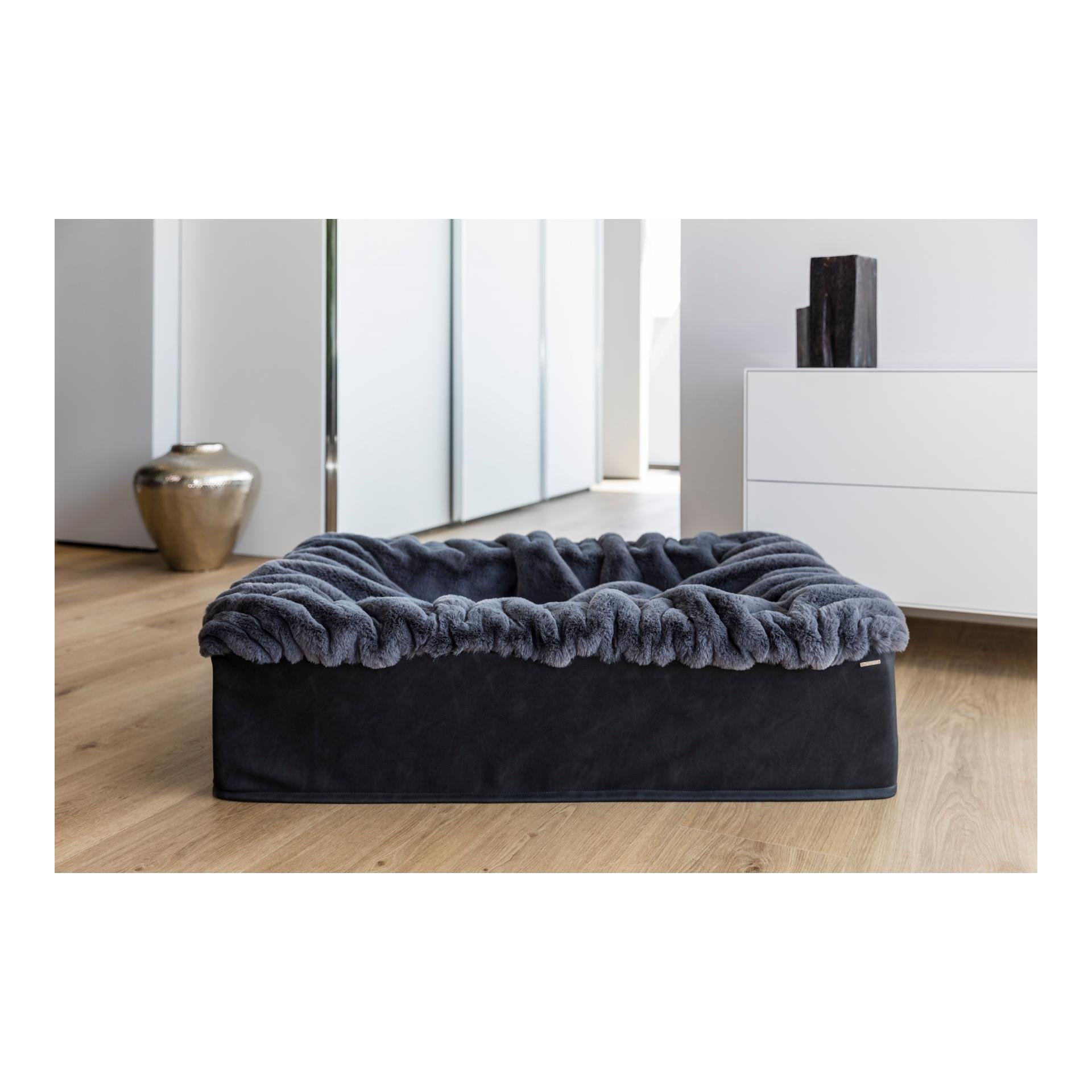 Hundebett Buddelbox Dark Grey
