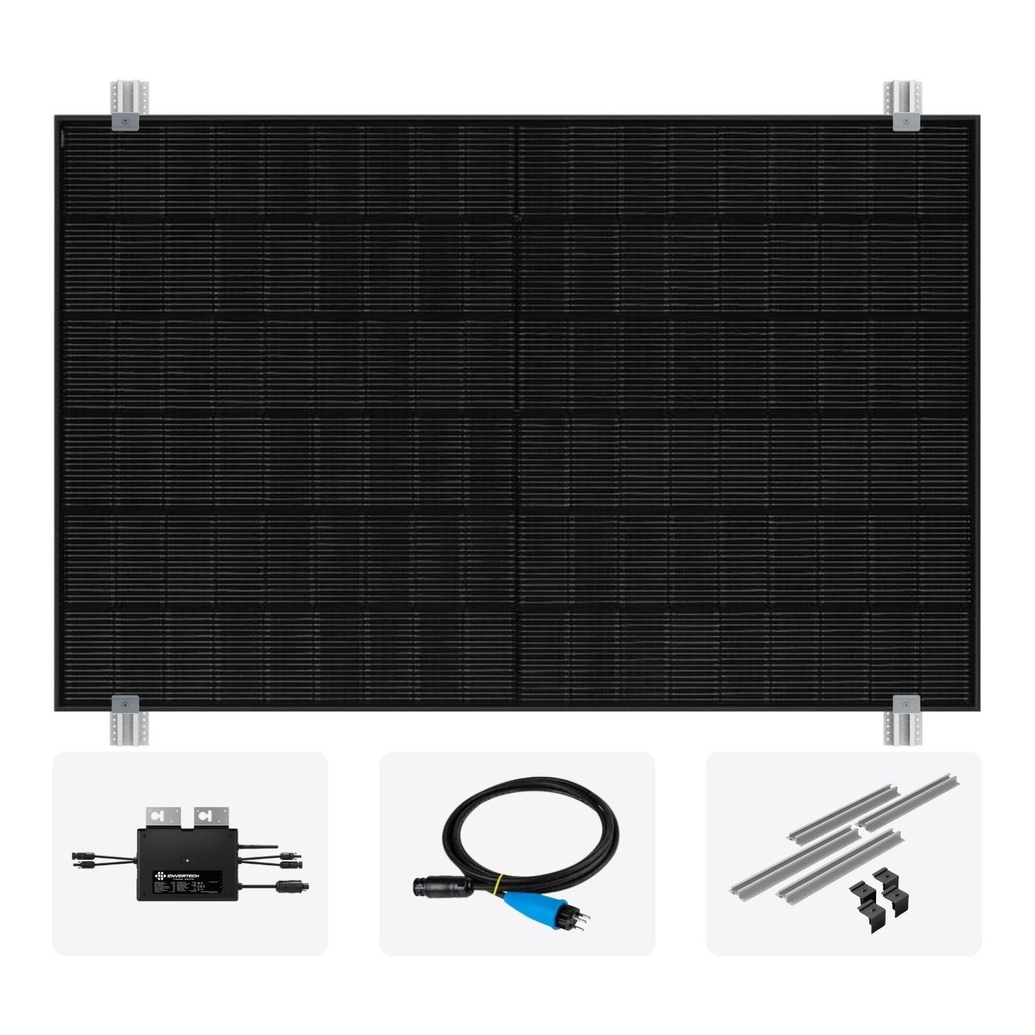 LightMate Wall - Balkonkraftwerk für die Wandmontage